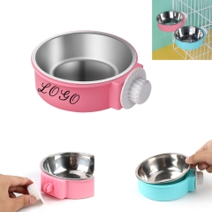 Hanging Stainless Steel Pet Bowl