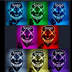 Luminous Ghost Face Mask For Halloween