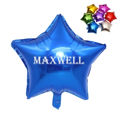 18" Star Shaped Aluminum Foil Balloon-MTSZ037