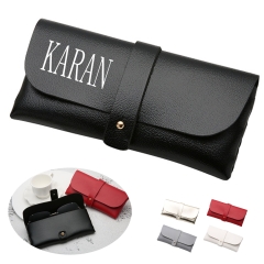Leather Portable Glasses Case