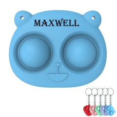 Bear-shaped Stress Relieving Toy Key Chain
