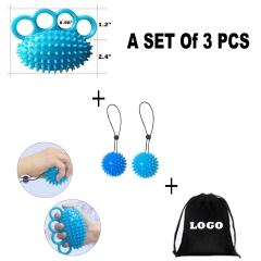 Hedgehog Ball Grip Three-piece Set
