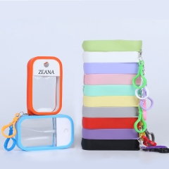 Portable Colorful Silicone Spray With Key chain