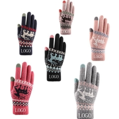 Christmas Knitted Gloves
