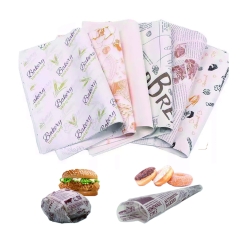 Customized Printed Sandwich/ Hamburger Wrapper Paper
