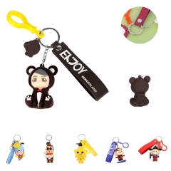 Three-Dimensional PVC Soft Rubber Key chain