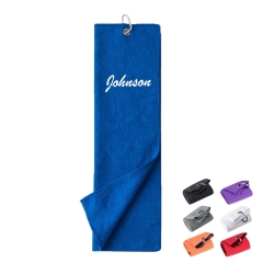 Golf Towel With Hiking Buckle