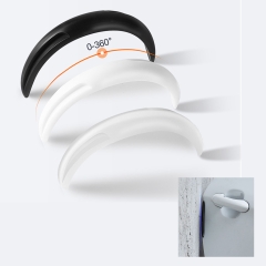 4pcs Streamlined Car Door Anti-Collision Strip