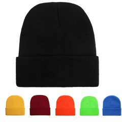 Knitted Wool Beanie Hat