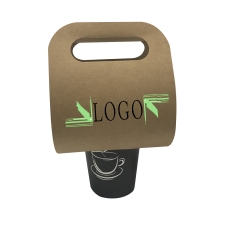 Kraft Paper Cup Take Out Carrier