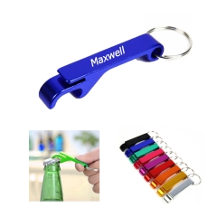 Heavy Duty Metal Key Chains with Beer Bottle Opener