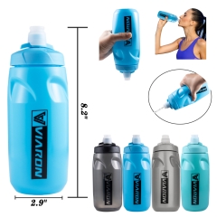 21 Oz. Squeeze Type Sports Water Bottle