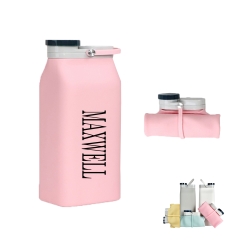 400ml Silicone Foldable Water Bottle