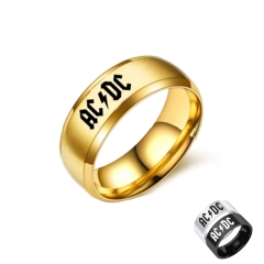 Titanium Steel Punk Simple Ring