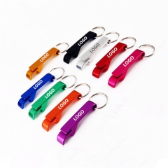 Aluminum Bottle and Can Opener with Key Ring