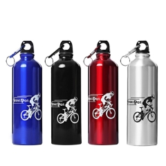 Aluminum Sports Bottle With Carabiner